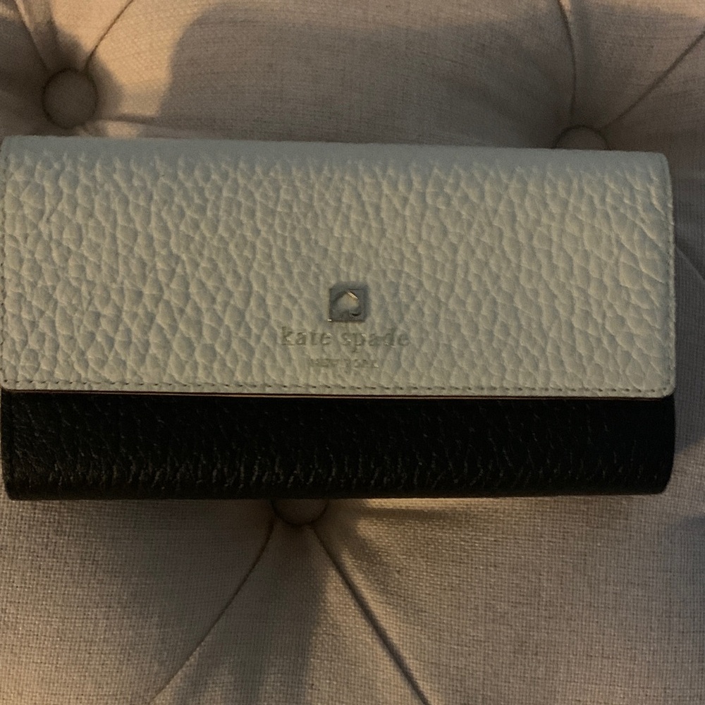 Kate Spade Two-Tone Leather Wallet